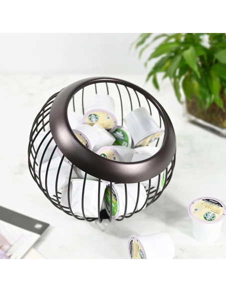 Soporte para cápsulas de café Charmount - Organizador K Cup 100 unidades Soporte para cápsulas de café Charmount - Organizador K Cup 100 unidades