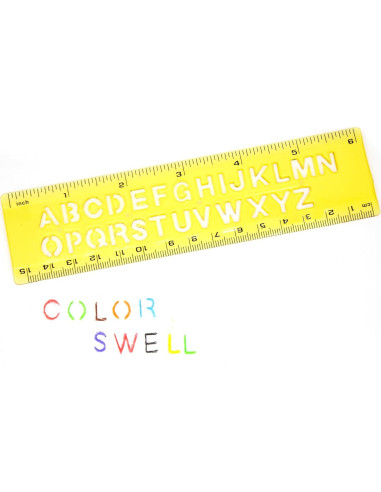 Plantillas de Reglas Color Swell 4 Pack - Suministros Escolares