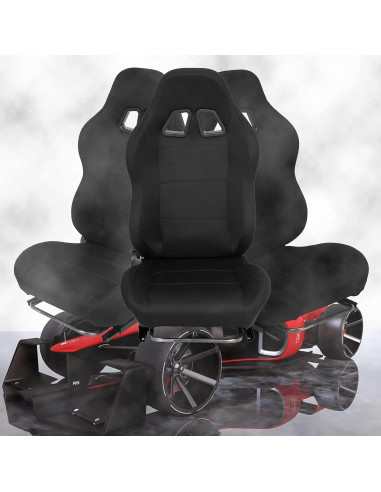 Asiento de Carreras Supllueer Ajustable Transpirable 88.9 cm