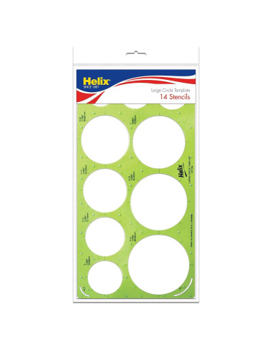 Plantilla de Dibujo de Círculo Grande Maped Helix 33.66x17.15 cm