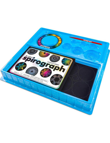 Kit de Dibujo Spirograph Scratch & Shimmer - 7 Piezas