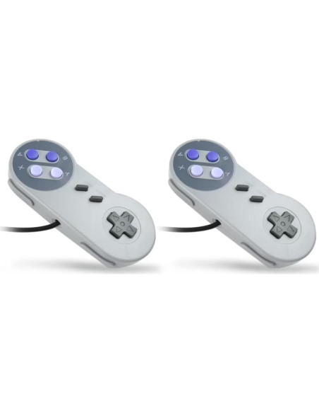 Paquete de 2 Controladores USB Ergonómicos USonline911 para PC y Raspberry Pi Paquete de 2 Controladores USB Ergonómicos USonline911 para PC y Raspberry Pi
