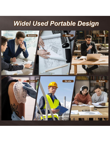 Impresora Térmica Portátil NULLTONEX C80 Bluetooth A4 A5