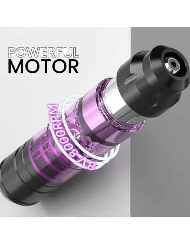 Kit de Tatuaje Inalámbrico Wormhole con 2 Baterías 1200mAh