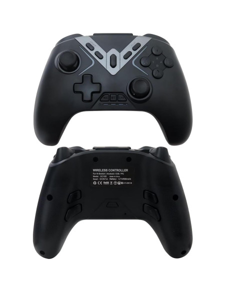 Controlador de Juego Inalámbrico Acupress Dual Hall Effect Negro Controlador de Juego Inalámbrico Acupress Dual Hall Effect Negro