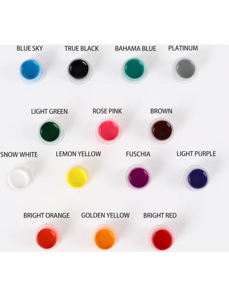 Juego de Tinta para Tatuajes EIPTWH 14 Colores 15ml Juego de Tinta para Tatuajes EIPTWH 14 Colores 15ml