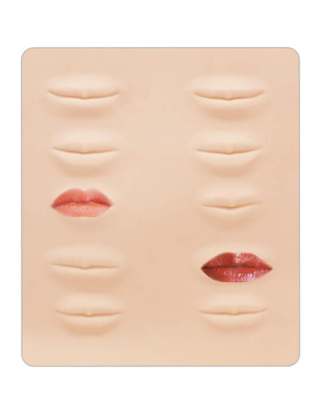Pieles Falsas de Silicona MiMiLai para Labios 3 Hojas 3D Pieles Falsas de Silicona MiMiLai para Labios 3 Hojas 3D