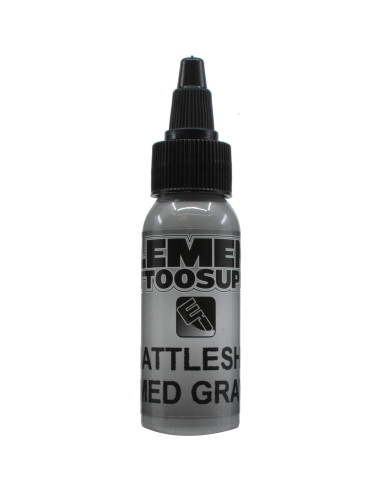 Juego de Tintas para Tatuajes Element 30ml Gris Acorazado 4 Tonos