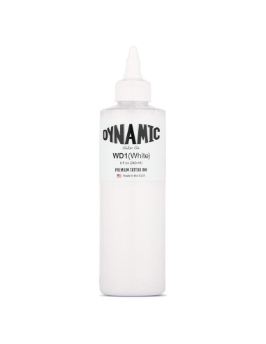 Tinta de Tatuaje Blanca Dynamic Color Co - Vegana, Esterilizada