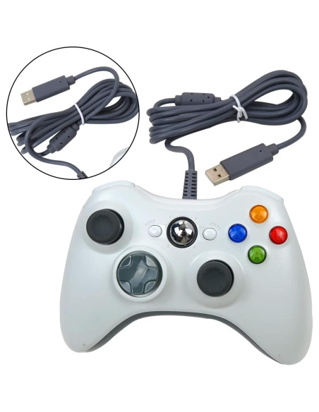 Gamepad USB con Cable USonline911 para Xbox 360 y PC Gamepad USB con Cable USonline911 para Xbox 360 y PC