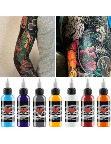 Set de Tinta para Tatuajes AYCOS 14 Colores 30 ml