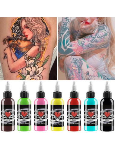 Set de Tinta para Tatuajes AYCOS 14 Colores 30 ml