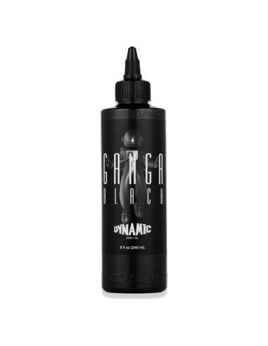 Tinta para Tatuajes Ganga Black Dynamic Color 240ml REACH