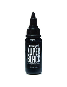 Tinta para Tatuajes Intenze Zuper Black 29.57 ml Vegana