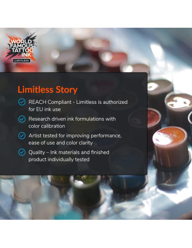Tinta de Tatuaje Blanca Limitless World Famous 29.57 ml