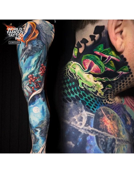 Tinta de Tatuaje Blanca Limitless World Famous 29.57 ml Tinta de Tatuaje Blanca Limitless World Famous 29.57 ml