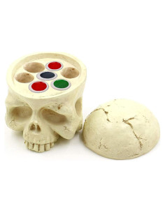 Soporte para Tinta de Tatuaje Yangna Calavera 7 Agujeros