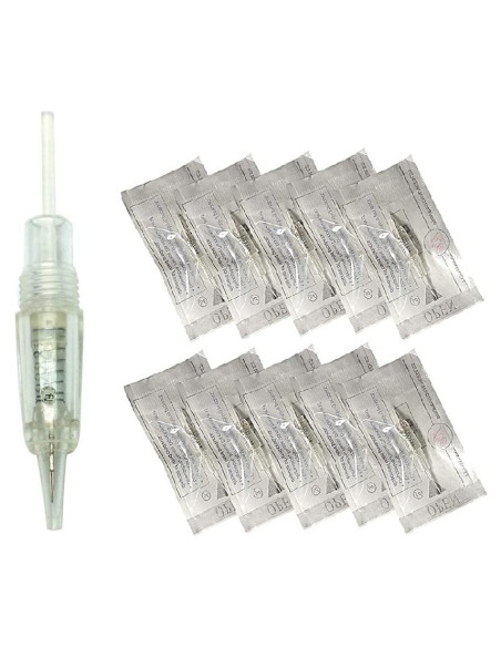 Cartuchos de Maquillaje Permanente Pinkiou 1RL - 10 Piezas Cartuchos de Maquillaje Permanente Pinkiou 1RL - 10 Piezas