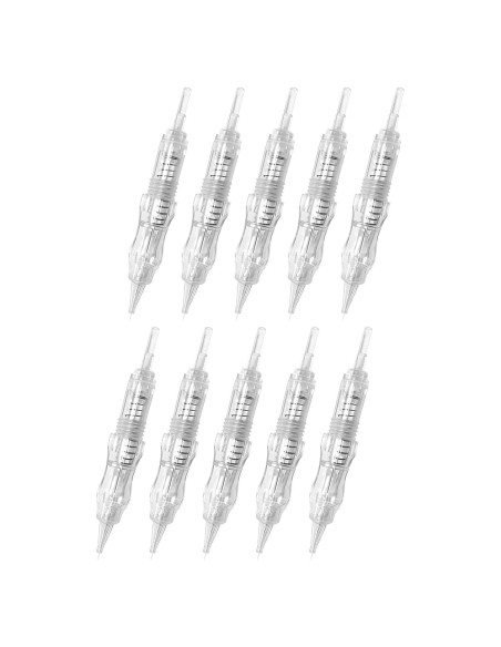 Agujas de Cartucho BIOMASER 10PCS para Maquillaje Permanente 5RL-0.25MM Agujas de Cartucho BIOMASER 10PCS para Maquillaje Permanente 5RL-0.25MM