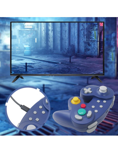 Controlador Inalámbrico Game-cube Bedaily para Switch/Purple