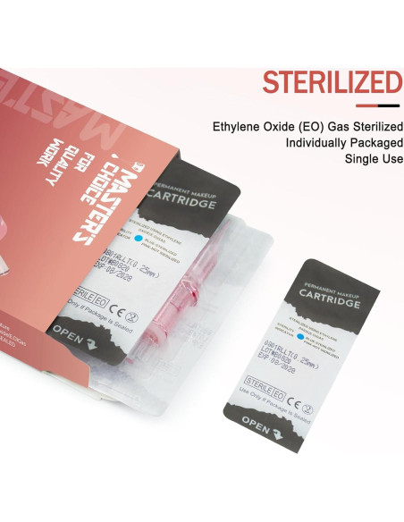20 Agujas de Cartucho Tatuaje Desechables PMUBEAUTY 0.3mm 20 Agujas de Cartucho Tatuaje Desechables PMUBEAUTY 0.3mm