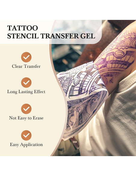 Gel de Transferencia de Tatuaje Pjordo 298g - Seguro y Rápido Gel de Transferencia de Tatuaje Pjordo 298g - Seguro y Rápido