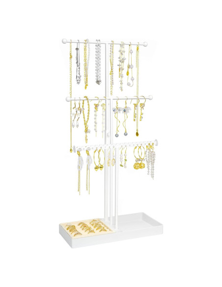 Soporte de Joyería Jenseits Beige Ajustable 3 Niveles Soporte de Joyería Jenseits Beige Ajustable 3 Niveles