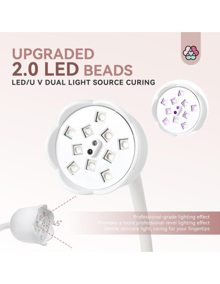 Lámpara de Uñas Inalámbrica SAVILAND 30W LED Recargable Lámpara de Uñas Inalámbrica SAVILAND 30W LED Recargable