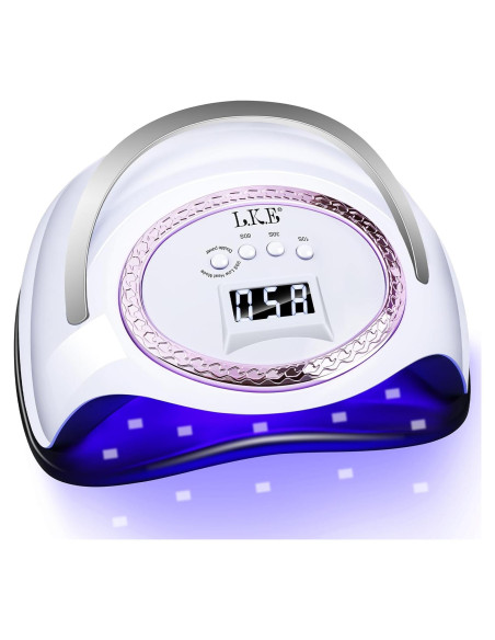 Lámpara UV LED 288W LKE para Uñas de Gel con 66 Perlas Lámpara UV LED 288W LKE para Uñas de Gel con 66 Perlas
