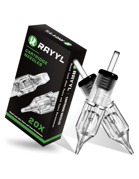 Agujas de Cartucho para Tatuaje Rayyl 1003RL - 20 Piezas Agujas de Cartucho para Tatuaje Rayyl 1003RL - 20 Piezas