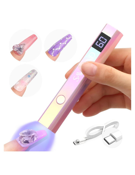 Luz UV de Mano SAVILAND 12W con Temporizador y Pantalla LCD Luz UV de Mano SAVILAND 12W con Temporizador y Pantalla LCD