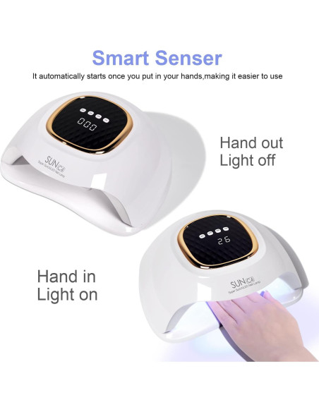 Lámpara de Uñas UV LED Mirage Layon SUNC1 22.9x21.2cm Lámpara de Uñas UV LED Mirage Layon SUNC1 22.9x21.2cm