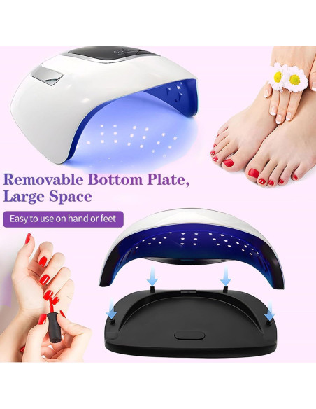 Lámpara UV LED GGUP 320W Secador de Uñas Profesional 72 Perlas Lámpara UV LED GGUP 320W Secador de Uñas Profesional 72 Perlas
