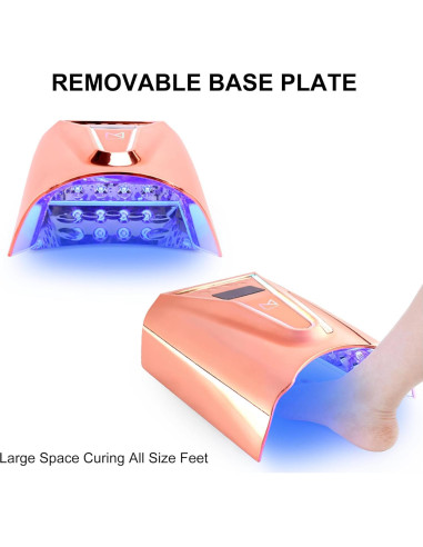 Lámpara de Uñas UV/LED M Crystal Cure 128W Inalámbrica