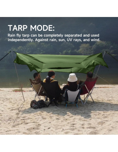 Hamaca SkyNest Travel Bird 3.4m Doble Capa Ultraligera