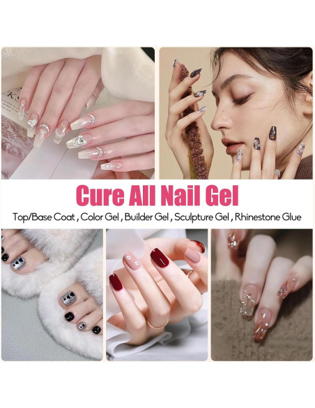 Lámpara UV LED RALAMOND 72W Rosa - Inalámbrica con Sensor Lámpara UV LED RALAMOND 72W Rosa - Inalámbrica con Sensor