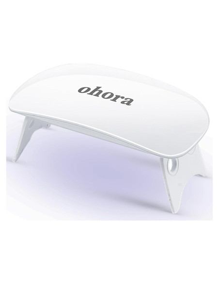 Lámpara LED ohora Care 6W para Uñas de Gel - Portátil, 2 Temporizadores Lámpara LED ohora Care 6W para Uñas de Gel - Portátil, 2 Temporizadores