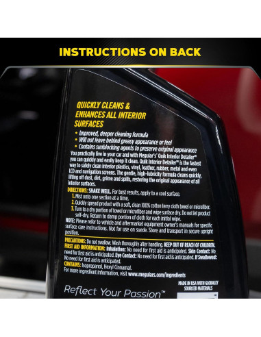 Limpiador de interiores Meguiar's Quik - Spray 710 ml