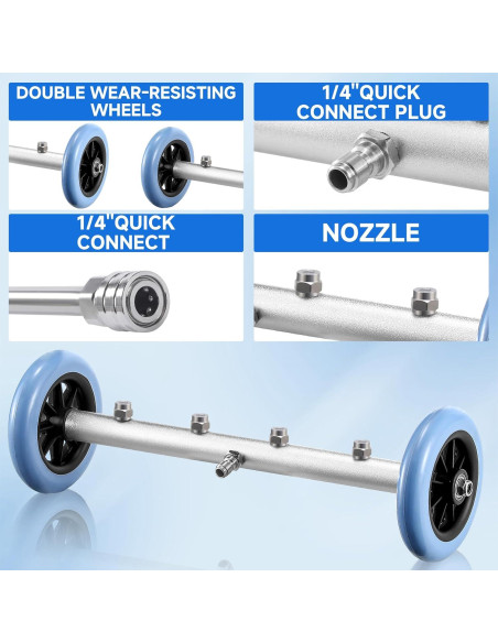 Limpiador de Chasis Ridge Washer 16" con Varillas y Adaptador Limpiador de Chasis Ridge Washer 16" con Varillas y Adaptador