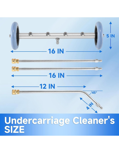 Limpiador de Chasis Ridge Washer 16" con Varillas y Adaptador Limpiador de Chasis Ridge Washer 16" con Varillas y Adaptador