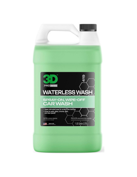 Lavado de Auto Sin Agua 3D 3.78L - Spray Detallador Premium Lavado de Auto Sin Agua 3D 3.78L - Spray Detallador Premium