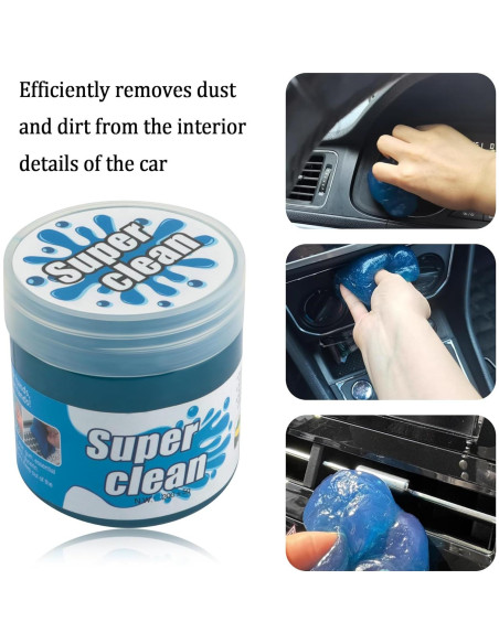 Kit de Limpieza Interior de Auto OFBAND con Gel y Cepillo Kit de Limpieza Interior de Auto OFBAND con Gel y Cepillo