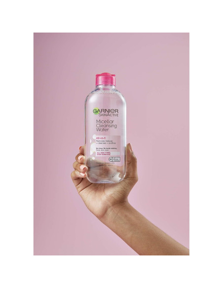 Agua Micelar Garnier 400ml Limpiador Facial Vegano Agua Micelar Garnier 400ml Limpiador Facial Vegano