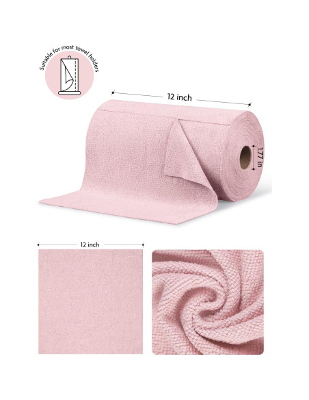 Toallas de Microfibra Fantasticlean 75 Unidades 30x30 cm Rosa Toallas de Microfibra Fantasticlean 75 Unidades 30x30 cm Rosa