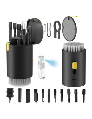 Kit de Limpieza de Teclado Tounee 20 en 1 con Spray y Cepillos