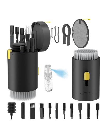 Kit de Limpieza de Teclado Tounee 20 en 1 con Spray y Cepillos Kit de Limpieza de Teclado Tounee 20 en 1 con Spray y Cepillos