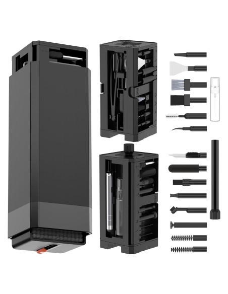 Kit de Limpieza de Teclado VICHYIE para PC y Teléfonos - Negro Kit de Limpieza de Teclado VICHYIE para PC y Teléfonos - Negro