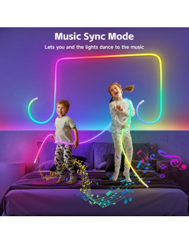 Luces de Cuerda LED Tyute 3m IP67 Control Remoto APP Música