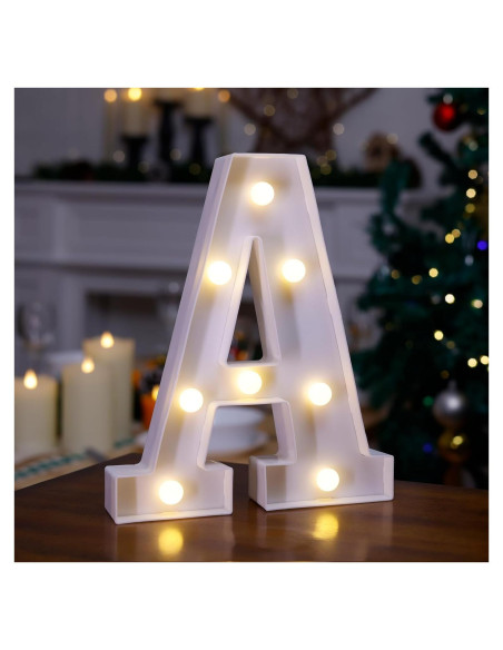 Letrero de Neón LED Letra A TRONSBOO Luz Decorativa Letrero de Neón LED Letra A TRONSBOO Luz Decorativa