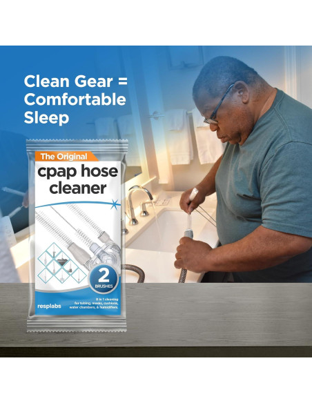 Cepillo de Limpieza CPAP Resplabs 8 en 1 para Mangueras y Más Cepillo de Limpieza CPAP Resplabs 8 en 1 para Mangueras y Más